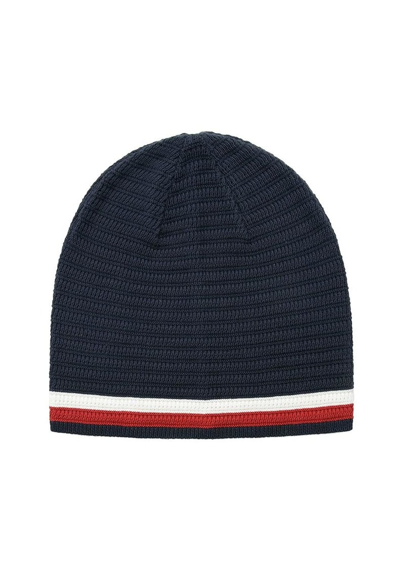 Tommy Hilfiger Men's Ribbed Cuff Beanies Blue