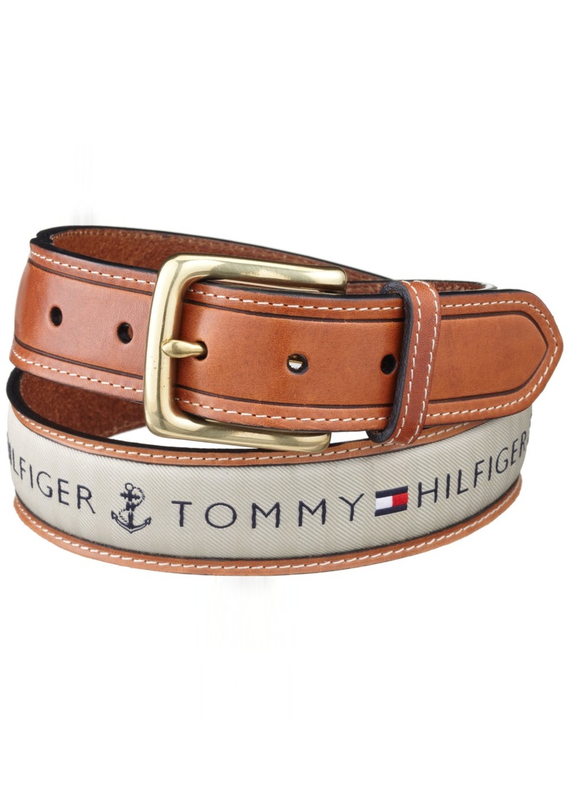 Tommy Hilfiger Tommy Hilfiger Men's Ribbon Inlay Belt | Belts