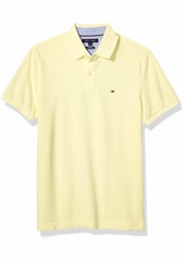 Tommy Hilfiger mens Short Sleeve Cotton Pique in Custom Fit Polo Shirt   US