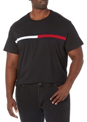 Tommy Hilfiger mens Short Sleeve Signature Stripe T-shirt T Shirt   US