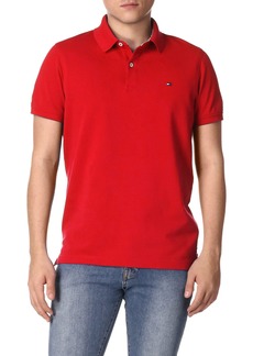 Tommy Hilfiger Men's Short Sleeve Stretch Polo Shirt in Slim Fit