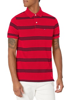 Tommy Hilfiger Men's Short Sleeve Stretch Polo Shirt in Custom Fit  SM