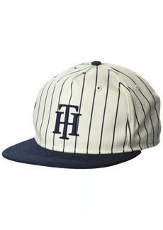 Tommy Hilfiger Men's Signature Flat Brim Baseball Cap  OS