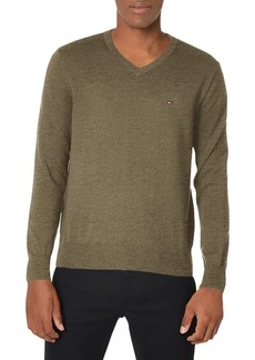 Tommy Hilfiger mens Essential Long Sleeve Cotton V-neck Pullover Sweater B50   US