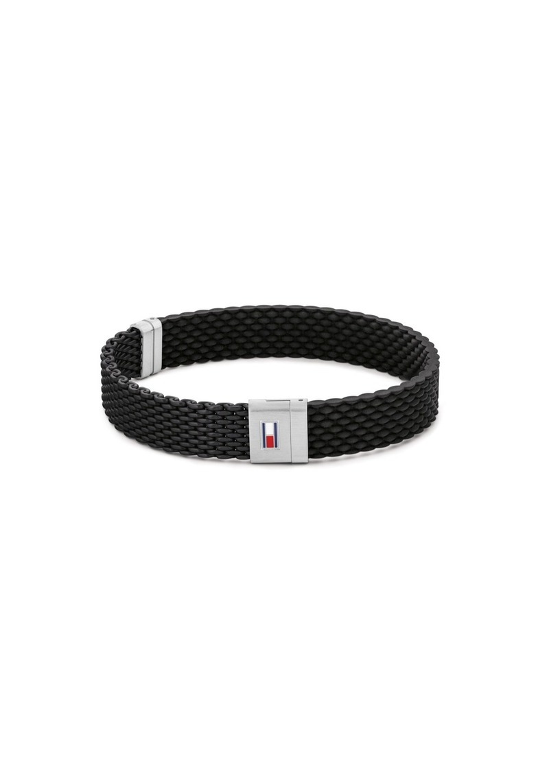 Tommy Hilfiger Men's Silicone Bracelet - Black