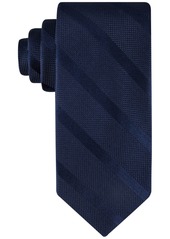 Tommy Hilfiger Men's Solid Textured Stripe Tie - Red