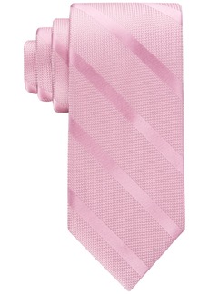 Tommy Hilfiger Men's Solid Textured Stripe Tie - Light Rose
