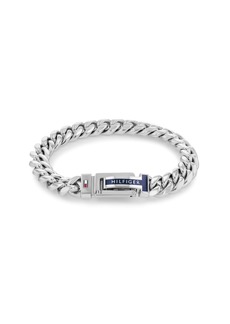 Tommy Hilfiger Men's Stainless Steel Bracelet - Silver