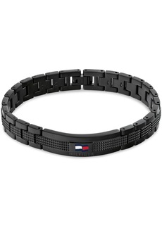 Tommy Hilfiger Men's Stainless Steel Link Bracelet - Black