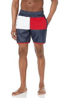 Tommy Hilfiger Men's Standard 7” Flag Swim Trunks with Quick Dry  XL