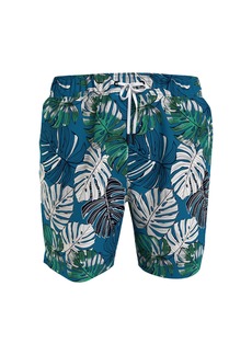 Tommy Hilfiger Men's Standard 7” Printed Logo Swim Trunks with UV Protection  XL