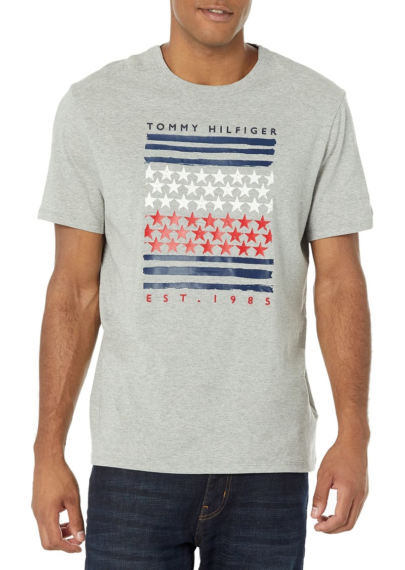 Tommy Hilfiger Mens Stars and Stripes T-Shirt T Shirt   US