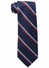 Tommy Hilfiger Men's Stripe Tie Navy