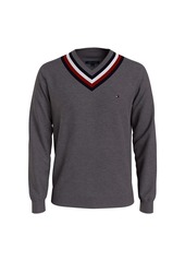 Tommy Hilfiger Men's Stripe V Neck Sweater  XXL