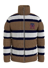 Tommy Hilfiger Men's Striped Teddy Down Jacket