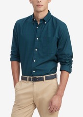 Tommy Hilfiger Men's Syd Classic-Fit Mini-Tartan Shirt