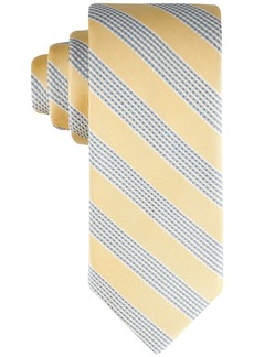 Tommy Hilfiger Men's Terrance Stripe Tie - Yellow