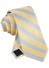 Tommy Hilfiger Men's Terrance Stripe Tie - Yellow