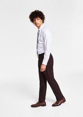 Tommy Hilfiger Men's Th Flex Modern Fit Four-Pocket Twill Pants - Med Brown
