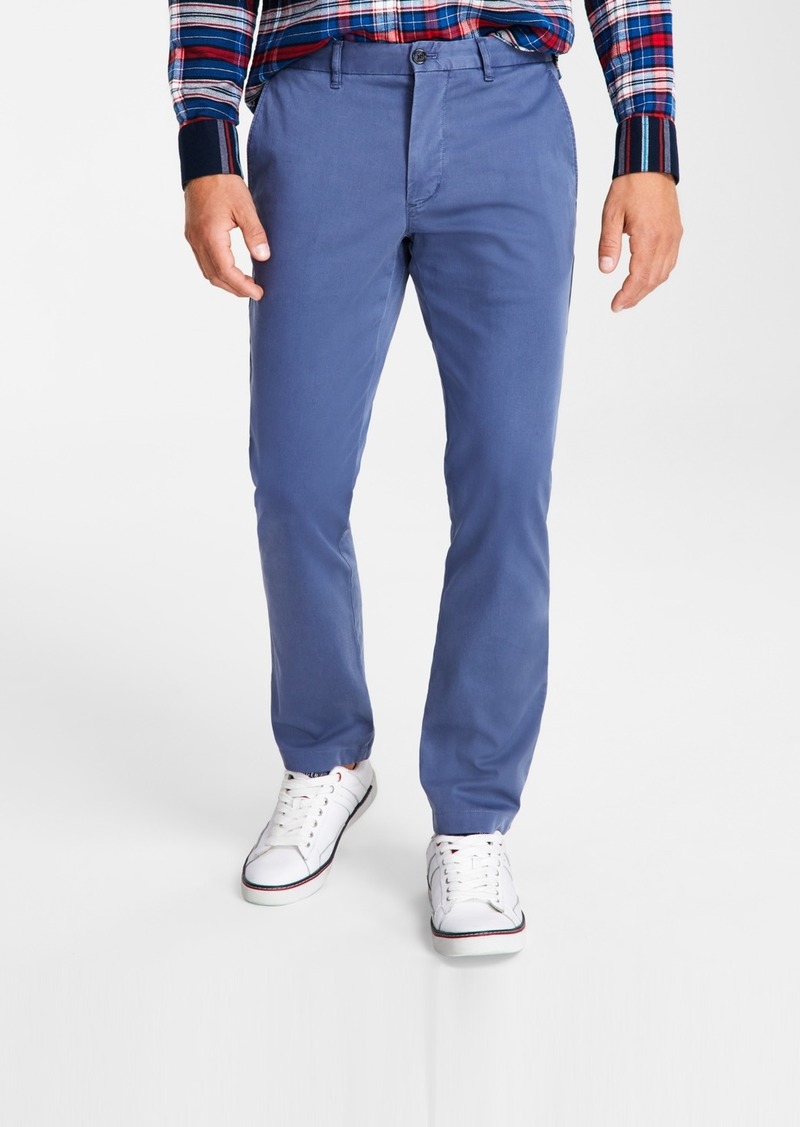 Tommy Hilfiger Men's Th Flex Stretch Regular-Fit Chino Pant - Bayhead Blue