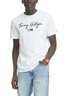 Tommy Hilfiger Men's THD Short Sleeve Logo T Shirt  XS