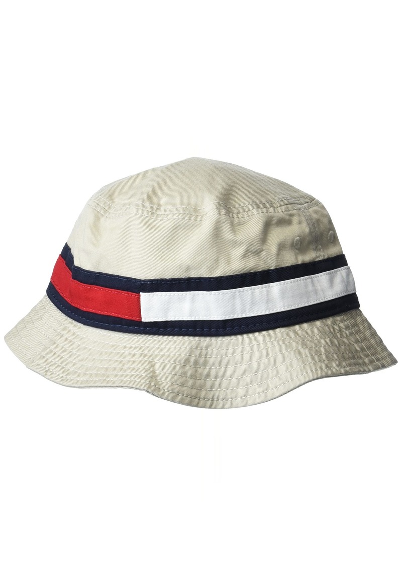 Tommy Hilfiger Mens Tino Bucket Hat Stone Large US