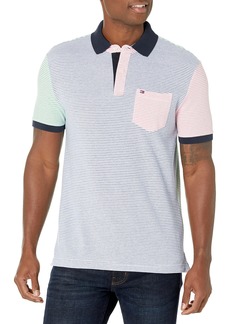 Tommy Hilfiger Men's Adaptive Custom Fit Contrast Polo with Magnetic Closure  XL