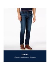 Tommy Hilfiger Men's Tommy Jeans Slim-Fit Stretch Jeans - Rinse