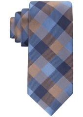Tommy Hilfiger Men's Tonal Buffalo Check Tie - Navy/red