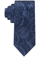 Tommy Hilfiger Men's Tonal Paisley Tie - Navy