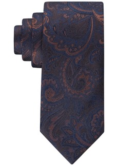 Tommy Hilfiger Men's Tonal Paisley Tie - Brown