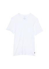 Tommy Hilfiger Men's Undershirts 5 Pack Cotton Classics V-Neck T-Shirts