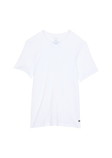 Tommy Hilfiger Men's Undershirts 5 Pack Cotton Classics V-Neck T-Shirts