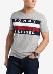 tommy hilfiger logo flag t shirt