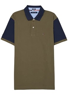 Tommy Hilfiger mens With Magnetic Buttons Custom Fit Polo Shirt   US