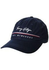 Tommy Hilfiger Men's Signature Adjustable Baseball Cap  OS
