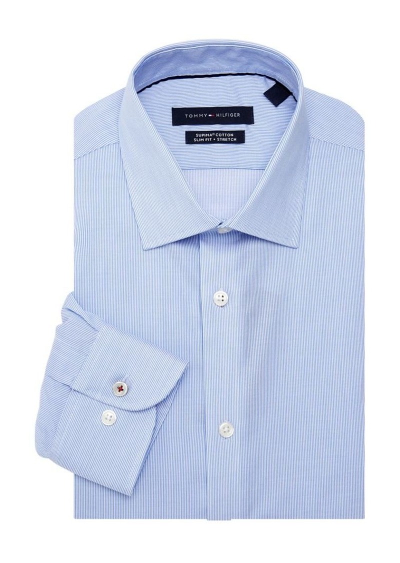 tommy hilfiger th flex supima dress shirt