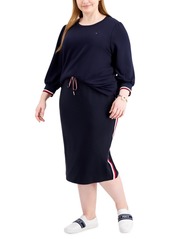 Tommy Hilfiger Plus Size 3/4-Sleeve Top, Created for Macy's