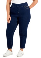 Tommy Hilfiger Th Flex Plus Size Gramercy Pull-On Jeans, Created for Macy's
