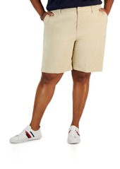 Tommy Hilfiger Plus Size Hollywood Bermuda Shorts - Nickel