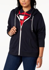 Tommy Hilfiger Plus Size Zip-Front Hoodie, Created for Macy's