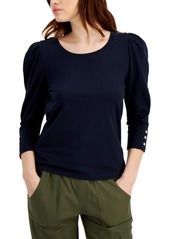 Tommy Hilfiger Puff-Sleeve Top