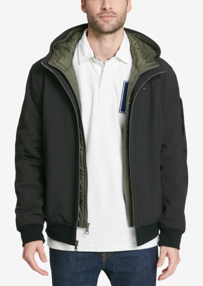 tommy jeans hooded bomber jacket