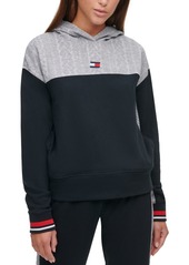Tommy Hilfiger Sport Cable-Knit Colorblocked Hoodie