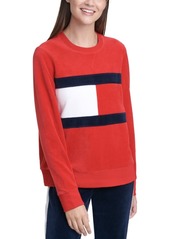 Tommy Hilfiger Sport Colorblocked Velour Sweatshirt