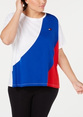 Tommy Hilfiger Sport Plus Size Colorblocked T-Shirt