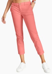 Tommy Hilfiger Women's Th Flex Hampton Cuffed Chino Straight-Leg Pants, Created for Macy's - Ballerina Pink