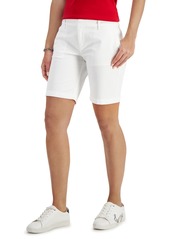 Tommy Hilfiger Women's Th Flex 9 Inch Hollywood Bermuda Shorts - Bright White