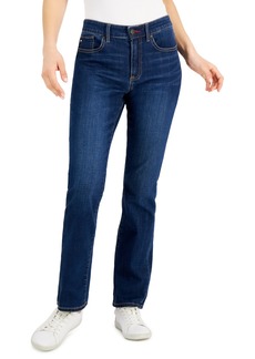 Tommy Hilfiger Women's Tribeca Th Flex Straight-Leg Jeans - Remnant Wash