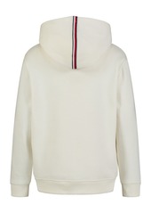 Tommy Hilfiger Toddler and Little Boys Essential Logo Embroidered Fleece Hoodie - Ecru